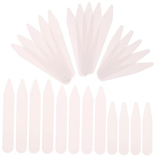 ifundom Weiße Kragenstäbchen Aus Kunststoff 200 Stück Kragenstäbchen Aus Nylon 3 Größen 5 Cm 6 5 Cm 7 Cm