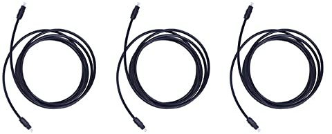 Simpls 3 x Digital Optical Glass Fibre Audio Spdif DVD Cable for Toslink Cable Length: 2 m
