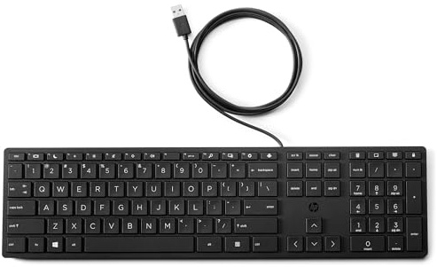 HP Wired Desktop 320K Keyboard Danish, W128283727 (Danish)