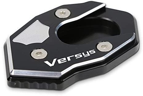 SeitenstäNder Verbreiterung Motorrad -Fuß -Seitenständer Vergrößerungsplatte Kickstand Vergrößerungsverlängerung Anpassungsanpassung for Kawasaki Versys300 Versys X250 Versys1000 Versys 1000 Seitenstä