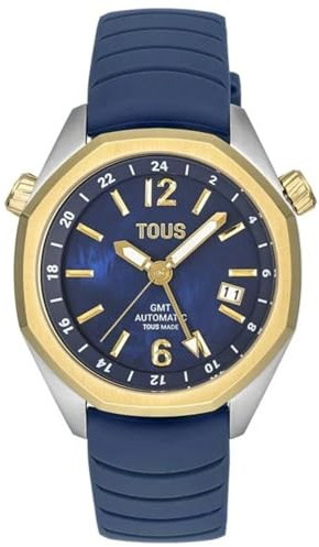 TOUS Watches Now Reloj para Mujer Analógico de Automático con Brazalete de Silicona 3000133900