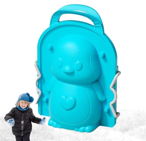 Generisch Schneeball-Maker für Kinder, Schneeball-Maker-Spielzeug | Outdoor-Spielzeug Schneeballform - Schneespielzeug mit Griff, Winterspielzeug -Pinguin- - -Sandspielzeug, Outdoor-Schneekampfs