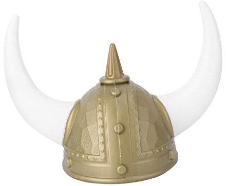 VALICLUD Ox Horn Helmet Cosplay Hut Lustiger Festival Party Hut Für Erwachsene Brauner Ochsenhorn Helm Für Mottopartys Und Rollenspiele