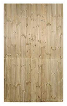 Castle Wooden Flat Top Garden Gates Tongue & Groove Arch Arched Wood Timber (1050mm Wide x 1800mm High CA34)