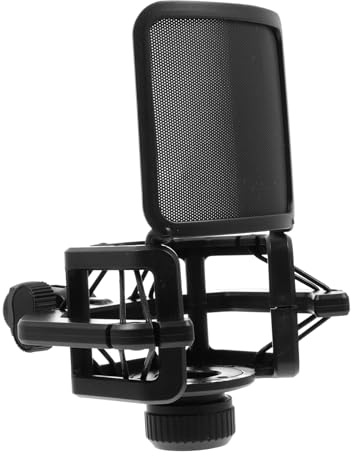 HYTROVE 1satz Anti-vibrations-mikrofonhalter Mit Schutzfilter Stoßfester Mikrofonständer Für Verbesserte Audioqualität Für Podcasting Und Aufnahmen