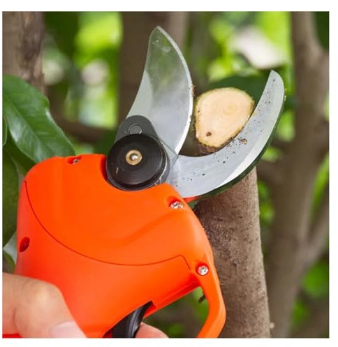 Tijeras De Podar EléCtricas, Podadoras eléctricas inalámbricas de 30mm, tijeras de podar con batería profesional, hoja afilada, tijeras de corte eléctrico de ramas eficientes ,Mayor Precisión(Set 4)