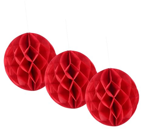 Alipis 3 Pezzi Di Lanterna Decorativa A Nido D'Ape Di Carta Decorazioni Decorative A Forma Di Palla A Nido D'Ape Decorazioni Appese A Forma Di Palla A Nido D'Ape Accessori