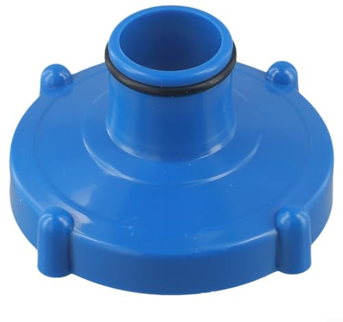 PVC Blue Swimming Pool Hose Adapter Connector 80mm to 32mm for Intex Pools, High Compatibility Suction Hose Adapter for Pool Vacuum Cleaner, Easy Installation