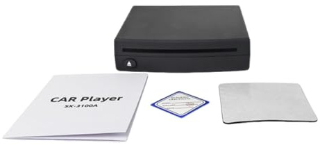 MotiveTech Lettore CD Esterno Universale per Auto - Facile Da Installare, 14,5x14,5x3,6 Cm
