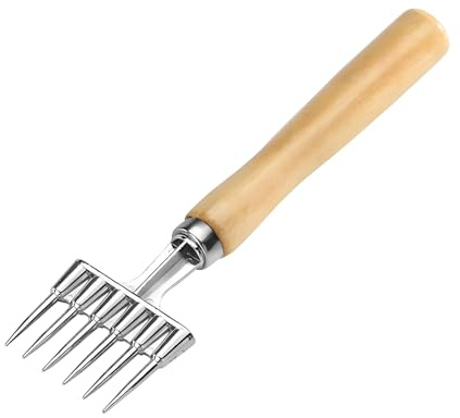 Eispickel mit Griff aus Holz, Eismeißel aus Aluminium – robustes Mahlwerk für Lebensmittel Haus Küche Bar Camping Angeln