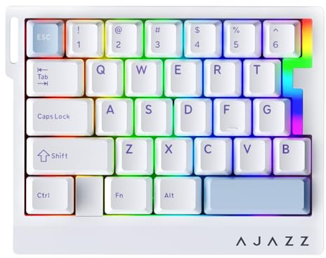 AJAZZ AK029 Magnetic Switch One Handed Gaming Keyboard, Hall Effect Rapid Trigger Mechanical Keypad with SOCD & DKS, 8KHz Polling Rate, 29 Keys Mini Ergonomic Gaming Keyboard for FPS Gamers, PC