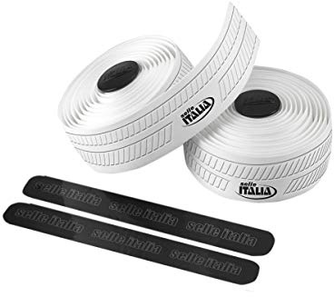 Selle Italia CONTROLLO - Nastro Manubrio Bici da Corsa con Grip Elevato, Accessorio Bicicletta - Pack da 2 Nastri, Bianco