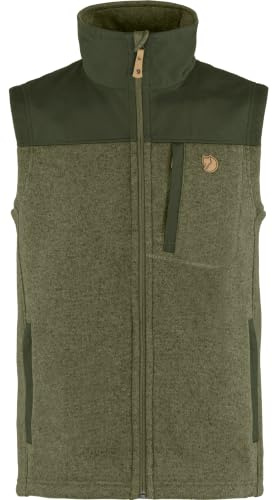 Fjällräven HE Buck Fleece Vest M Herren Fleecejacke ärmellos grün NEU grün