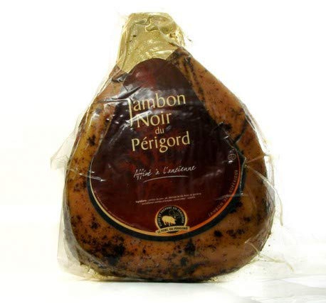 Jambon Entier désossé Noir du Périgord aux Baies de Genièvre 5kg environ (+/-0.5kg)