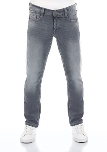 MUSTANG Herrjeans byxor Oregon Tapered, Ljusgrå denim (1009375-313), 38W / 36L