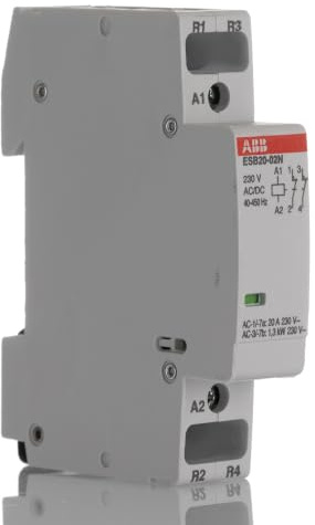 ABB ESB20-02N-06 ESB Leistungsschütz / 230 V ac Spule, 2 -polig 2 Öffner / 20 A, Sicherheit