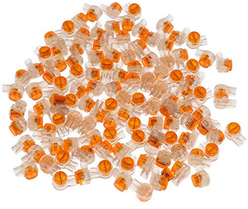 POFET 200cs Telefonkabel Reparatur Splice Joiner 2 Draht Jelly Crimps Steckverbinder