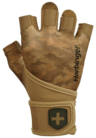 Harbinger Pro Wristwrap 2.0 Gewichtheber-Handschuhe – Handgelenksstabilität