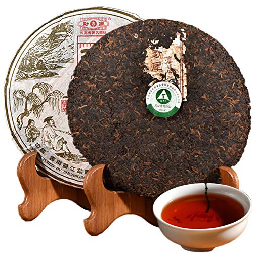 通用 Gong Ting Royal Old Natürlicher Puer-Tee-Kuchen Yunnan Reifer Pu-Erh-Tee Schwarzer Tee 400g