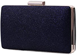 CORIOS Damen Clutch Abendtasche mit Pailletten Clutch Tasche mit Kette Glitter Handtasche Glänzend Schultertasche Modisch Portemonnaie Tasche für Hochzeit Cocktailparty Tanzparty Geburtstag Lila