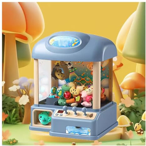 HAZARA Mini Distributeur De Bonbons Exercer La Coordination œIl-Main ， Candy Grabber Machine Adaptable à Diverses Occasions ， Candy Grabber Convient Aux CompéTitions Familiales,Blue
