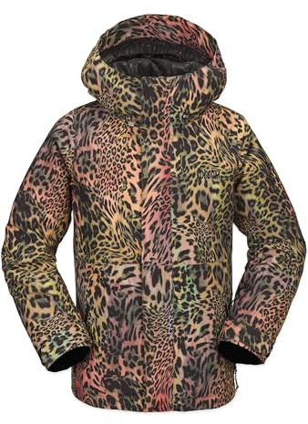Volcom Sass'n'fras Insulated Snowboard Ski Jacket Sass'n'fras Girls' Insulated Snowboard Jacket, S5 acid, XL