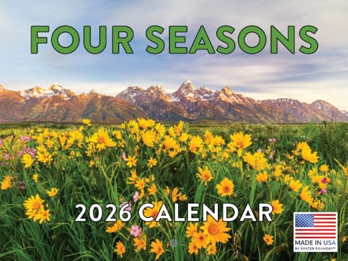 Four Seasons Calendar 2026 Monthly Wall Calender 12 Month | American Made In The USA