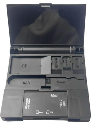 de Tarjetas con Estuche Sin Controlador Compacto Acceso a Fotos Vídeos y
