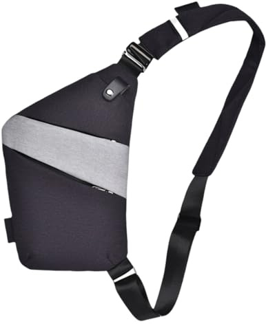 kyn italia La Compatta - Antifurto Intelligente borsa da Viaggio Antifurto da Uomo - Piatta e Invisibile Sotto la Giacca, Borsa multifunzionale alla moda, per Viaggi e Quotidiano