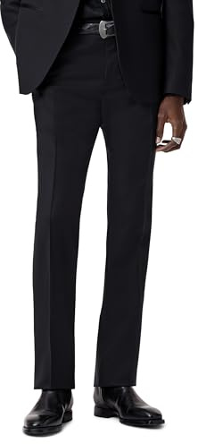 John Varvatos Men's Glen Tuxedo Pant, Black