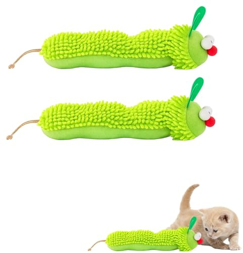 BDBFPAN 2 piezas de juguete de hierba gatera, juguete para gatos autoempleo, juguete suave y duradero para gatos, ideal para el cuidado dental diario y el juego interactivo