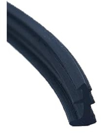 Joints de porte de douche Bande D'étanchéité Noire/transparente For Fenêtre Coulissante, 1/3/5 M, Pince De Fixation For Vitre, D'isolation Phonique Coupe-vent En Caoutchouc(05,1.0m)