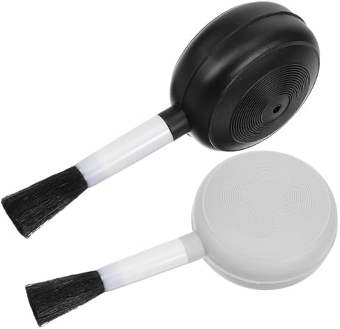 Holibanna Souffleur d'air et Brosse Douce 2pcs en Plastique pour Nettoyage Compressé Facile des Objectifs D'appareil Photo et Outils de Jardinage