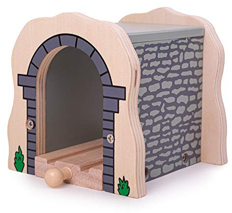 Bigjigs Rail Tunnel Grau Für Holzeisenbahn