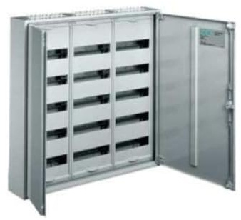 Hager Serie FWB – Box Verteilung Oberfläche 3 Abschnitt 6 Reihen 216 Module ausgestattet