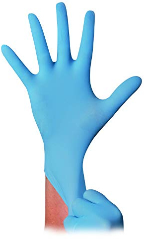 WALKING Guanti riusabile in nitrile (S), 100 Pezzi