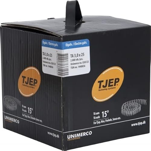 TJEP TA 30/25 Rillennägel, Dachpappnägel Verzinkt
