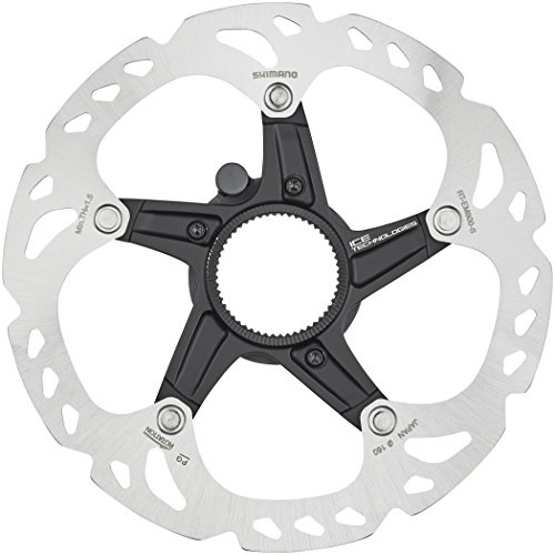 Shimano Disco 160 mm C. Lock Steps Ice Tech Festplatte Unisex Erwachsene, Grau (grau)