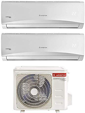 Ariston Prios 9+12 Climatizzatore Fisso Dual Split WI-FI Ready [Classe di efficienza energetica A++] [Classe di efficienza energetica A++]