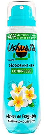 Ushuaïa Déodorant Compressé 48H Monoï de Polynésie, 100ml