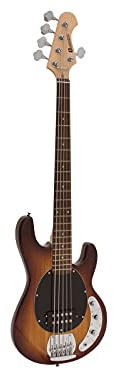 DIMAVERY MM-505 E-Bass, 5-saitig, sunburst