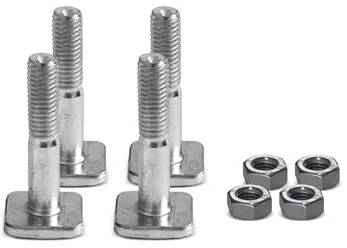 Menabo T-Nut Adapter Satz kompatibel mit Dachbox Mania 400 460 580 Befestigung 8X