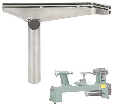 Drehmaschine Werkzeugablage für Holzdrehmaschinen, Edelstahl Holzbearbeitung Drehwerkzeug Halter, Drehmaschine Gebogene Drehwerkzeuge Holzdrechselung Spezialgeformte Drehwerkzeugauflage (Typ B)