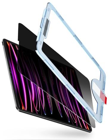 BERSEM 1 Stück Privacy Schutzglas für iPad Pro 11 Zoll & Air 5./4. Gen | Anti-Spy, Kompatibel mit iPad Pro 11 Zoll (2022-2018) & Air 5./4. Gen, 9H Gehärtetes Glas, mit Einfacher Anbringungsschale