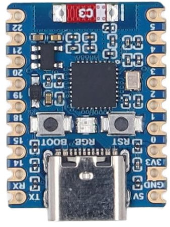 Mini Placa de Desarrollo, 160MHz WiFi 6, Modo Dual de 2.4GHz, Memoria de 4MB con Puerto USB Tipo C, para Chip C6FH4