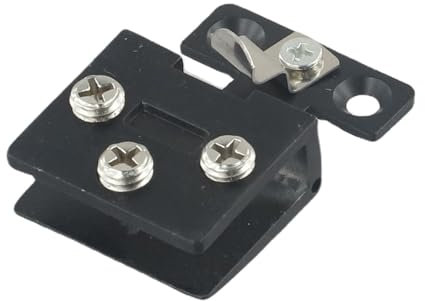 QZROPXOH Glastürscharnier, Zinklegierung, Schrank, Vitrine, Torklemme, Möbelbeschläge, 45 x 30 x 15 mm, for 5–7 mm Glas, Glastür, Schrank(Silver)