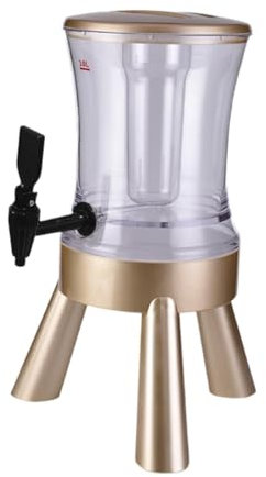perfk Dispensador de Bebidas de Cerveza Torre de Bebidas 3L Resistente Fácil de Limpiar Dispensador de Bebidas heladas Mimosa Dispensador de Torre de