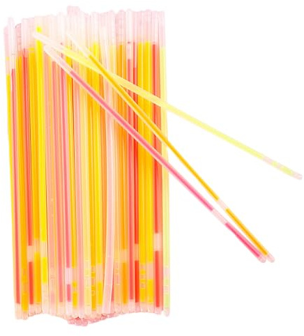 BESPORTBLE 150 Pezzi Braccialetti Luminosi Per Decorazioni Per Feste Che Si Illuminano Al Buio Bomboniere Per Feste Luminose Luminoso Bastoncini Luminosi Di Colori Misti