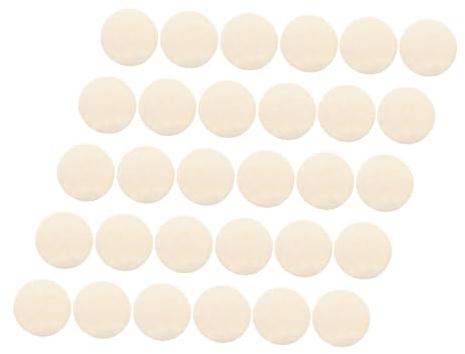 PLAFOPE 50 Stück Natürliche Luffa Peeling Pads 5,6x5,6cm Handgefertigte Gesichtsschwämme Sanftes Körperpeeling Duschschwamm Umweltfreundlich für Damen Herren