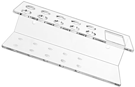 Xuancai Büro-Stifthalterung, Wandaufhängung, 10 Schlitze, trocken abwischbar, Marker-Halter für Klassenzimmer, praktischer Schreibwarenaufhänger, Regal, Schreibgerät-Aufbewahrung